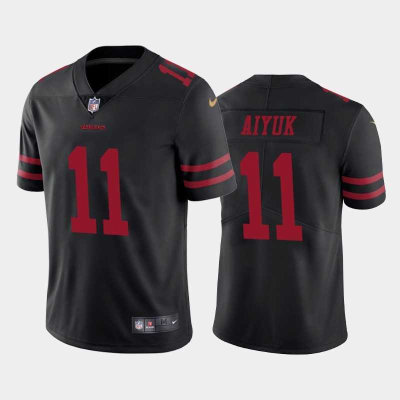 Nike 49ers 11 Brandon Aiyuk Black 2020 NFL Draft First Round Pick Vapor Untouchable Limited Jersey,We sell and wholesale Nike 49ers 11 Brandon Aiyuk Black 2020 NFL Draft First Round Pick Vapor Untouchable Limited Jersey on line form chian!